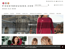 Tablet Screenshot of pieknybrzuszek.com